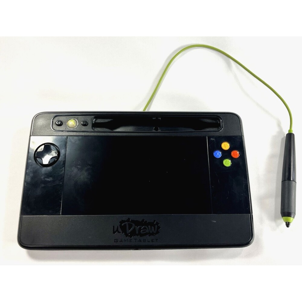 uDraw Xbox 360 Black Game Drawing Tablet #0100029 Only Tested Works